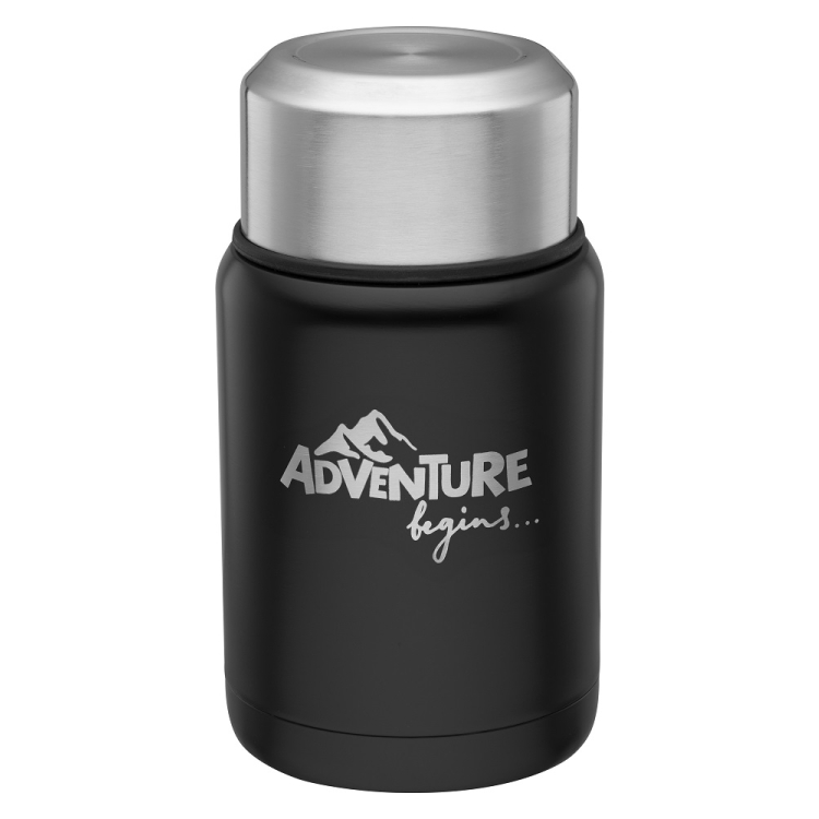 Termos obiadowy ADVENTURE 500ml czarny